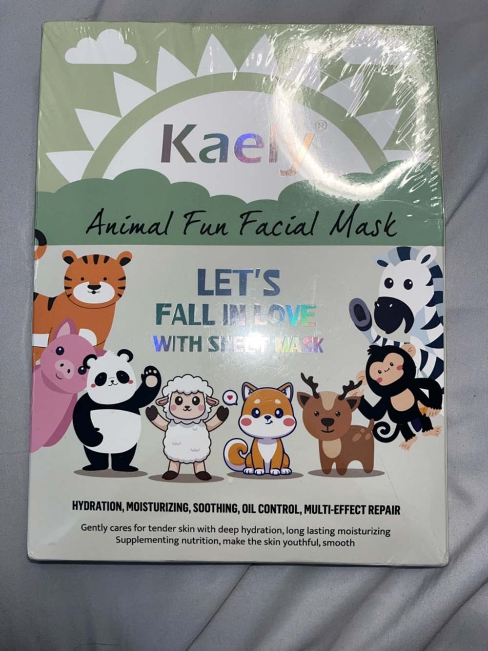 Animal Fun Facial Mask - Green